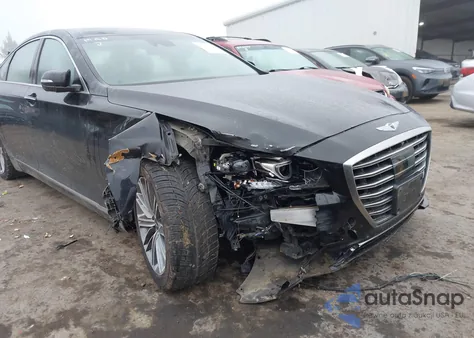 2018 Genesis G80 3.8 from USA, damaged, VIN KMHGN4JE0JU281787
